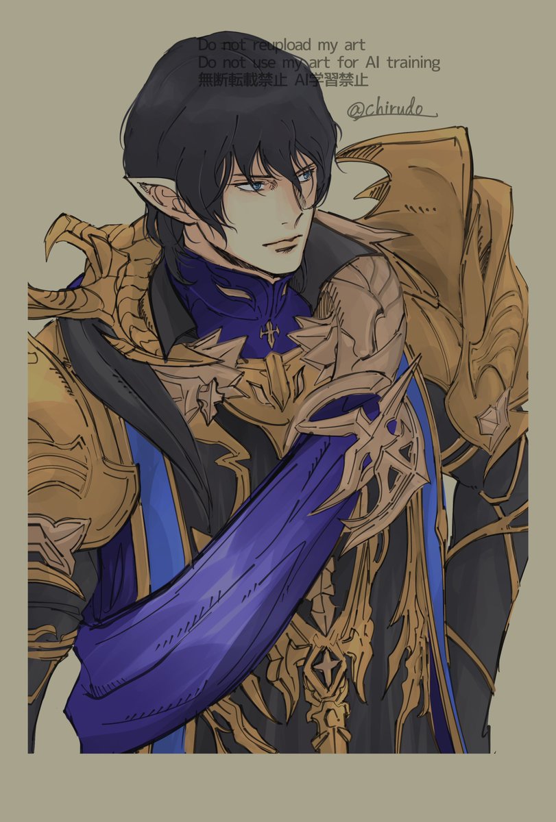 Cohihikari's tweet photo. FF14 Aymeric
32歳なのか…!!32歳!!黒髪ｨ!!← https://t.co/Knomn7p6TP