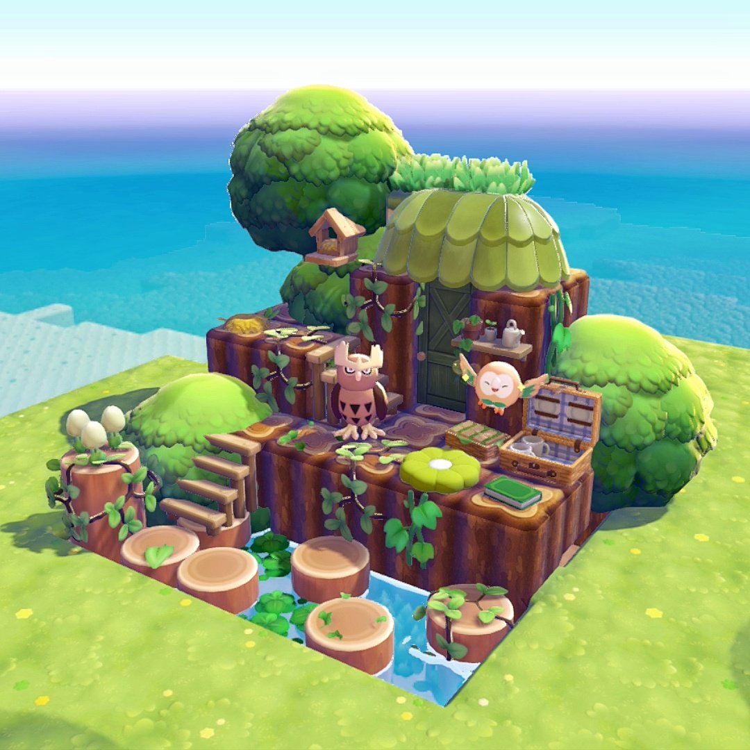 Nanapi_acnh07's tweet photo. 小さなツリーハウス🌳🏠
(6×6ﾏｽ)

#ぽこあポケモン #ぽこポケ #pokopia #PokemonPokopia https://t.co/ZyIDrpVQWG