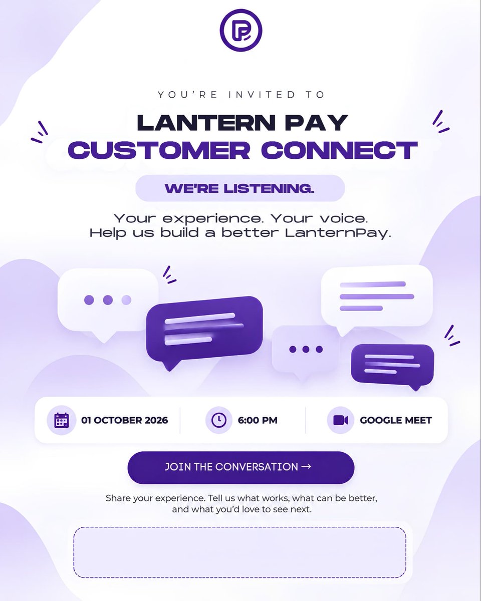 lanternpayorg's tweet photo. Your Feedback Changes Everything.
STOP IGNORING YOUR OWN VOICE💟💟
#yourfeedbackmatters #customerexperience #LanternPay https://t.co/G7dZREfTu8