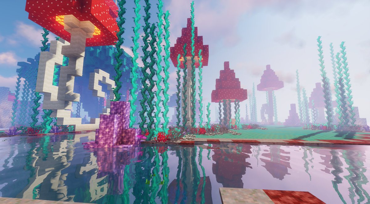 Lvcyd_Drawing's tweet photo. Les premiers screens de la nouvelle dimension #minecraft #thesift m'ont tellement fait penser à l'ambiance de mon build Holycube 6 https://t.co/OsSt0a9Xsx