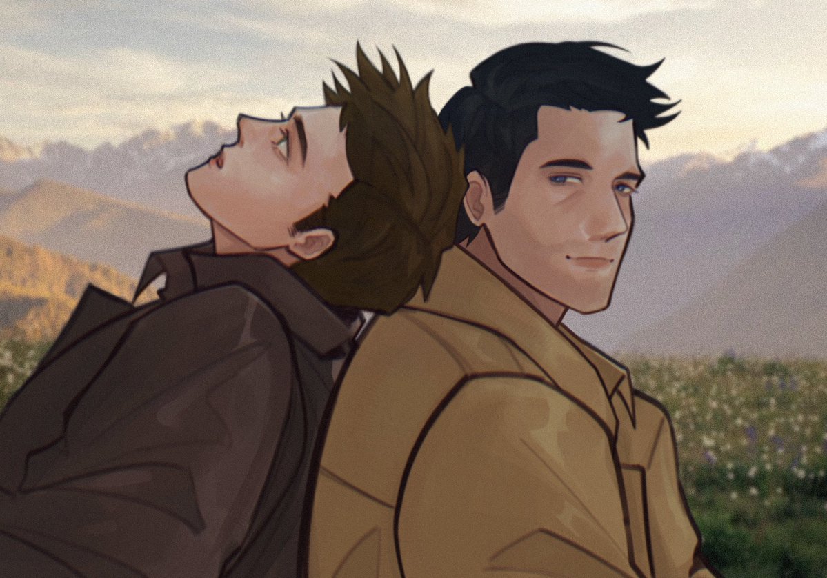 SANiso_XD's tweet photo. GIF ruined the quality so bad. Here’s another picture 🌟

#Destiel https://t.co/4RTmL5642r