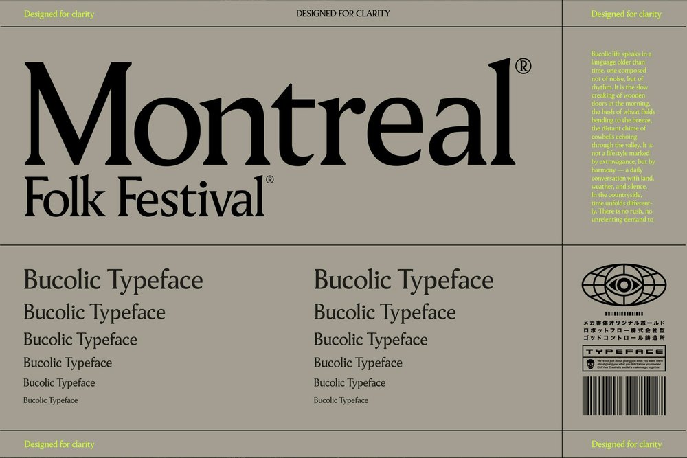 supply_family's tweet photo. Pavilion by God Control. A calm serif that works for long reads and big headlines alike. https://t.co/wkFqXnxwQf