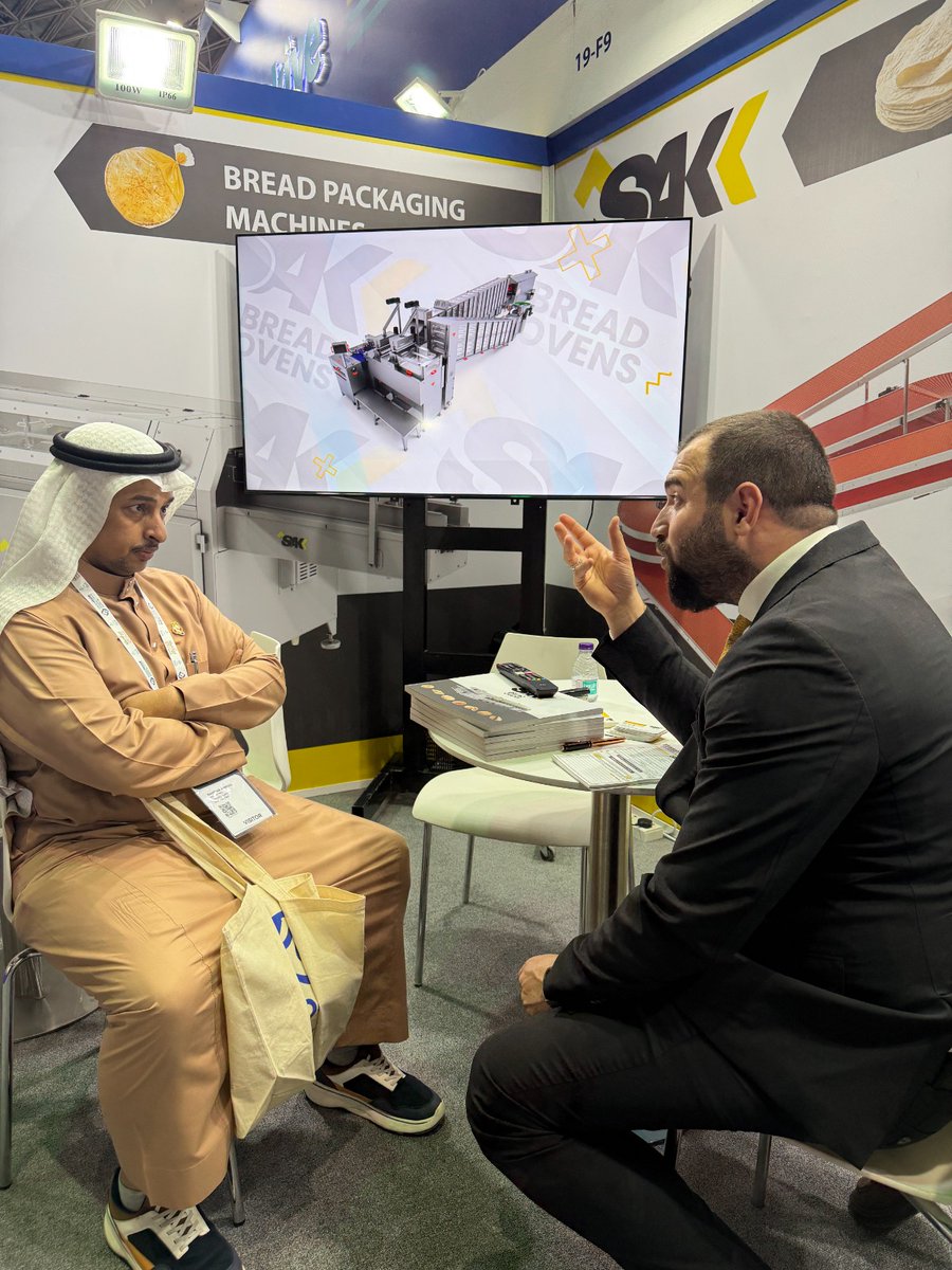 SakkOvens's tweet photo. #SaudiFoodManufacturing
من فعاليات اليوم الأول لمعرض Saudifood Manufacturing 2026
في المملكة العربية السعودية - مدينة جدة #KSA #Jeddah
من 27/09/2026 إلى 29/09/2026
إسم القاعة Jeddah Superdome
رقم الستاند /19-F9/
نتطلع قُدُماً للقائكم على خير إن شاء الله https://t.co/1JjT9qszx1