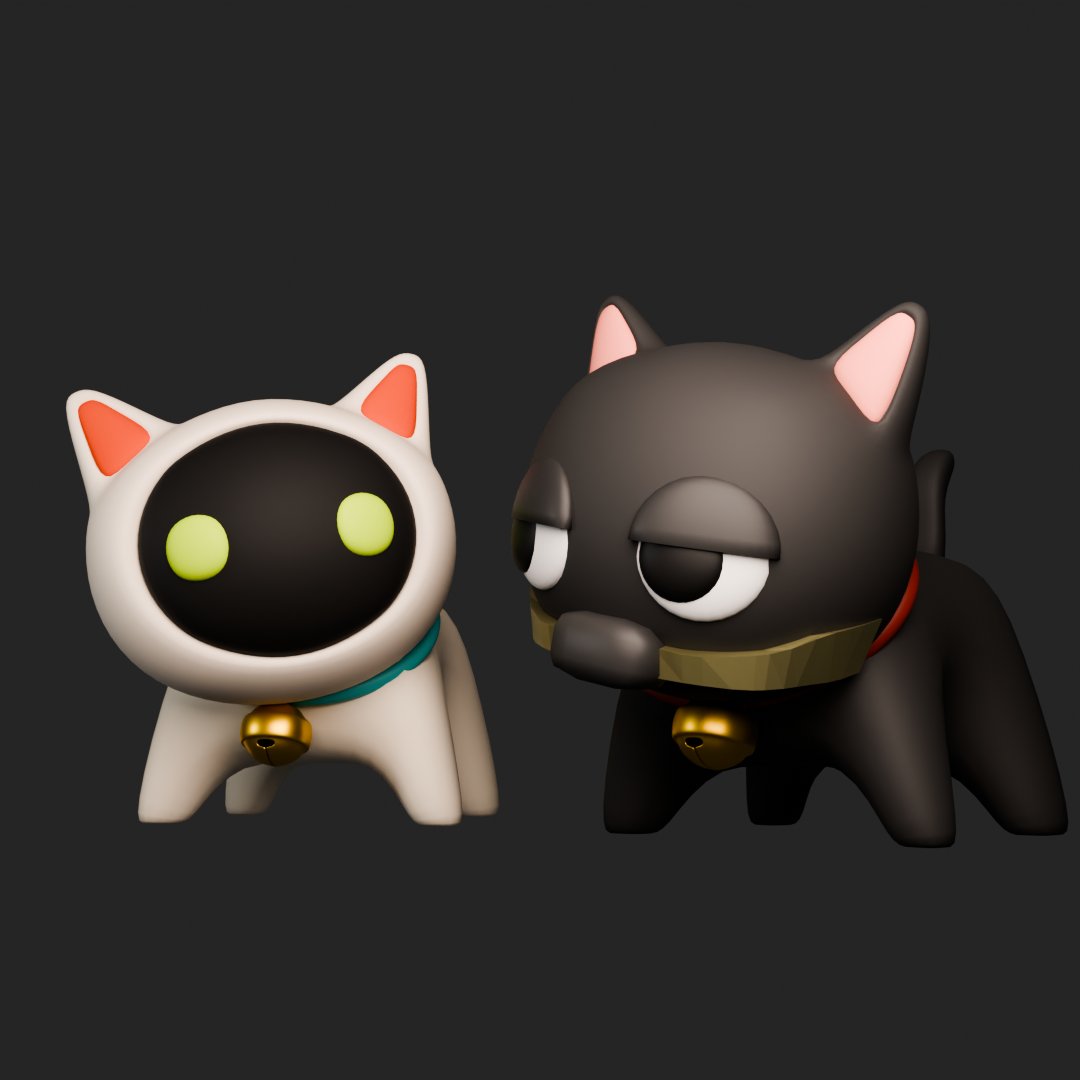 oss_gari's tweet photo. 3D Nyaω https://t.co/cAqbnYPiXY