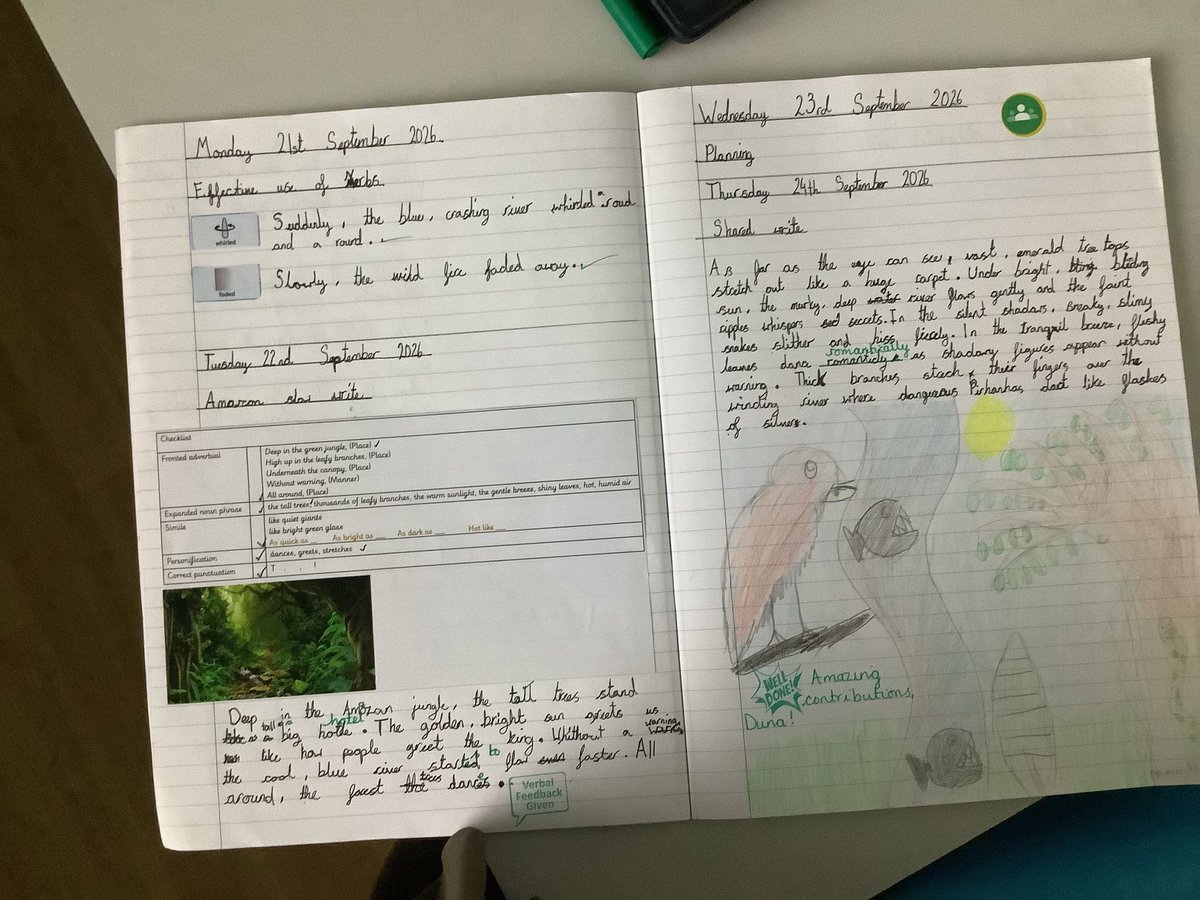 GaskellPrimary's tweet photo. Fabulous English work in 5T. https://t.co/6JyQcGqm6q