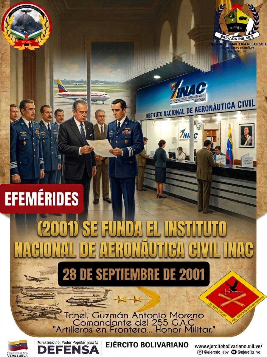 CnelFrancipsj's tweet photo. El Instituto Nacional de Aeronáutica Civil (INAC) se fundó el
28 de septiembre de 2001
con el nombre original de Instituto Nacional de Aviación Civil, mediante el Decreto N° 1.446 con Fuerza y Rango de Ley. https://t.co/bNpFUt0hPa