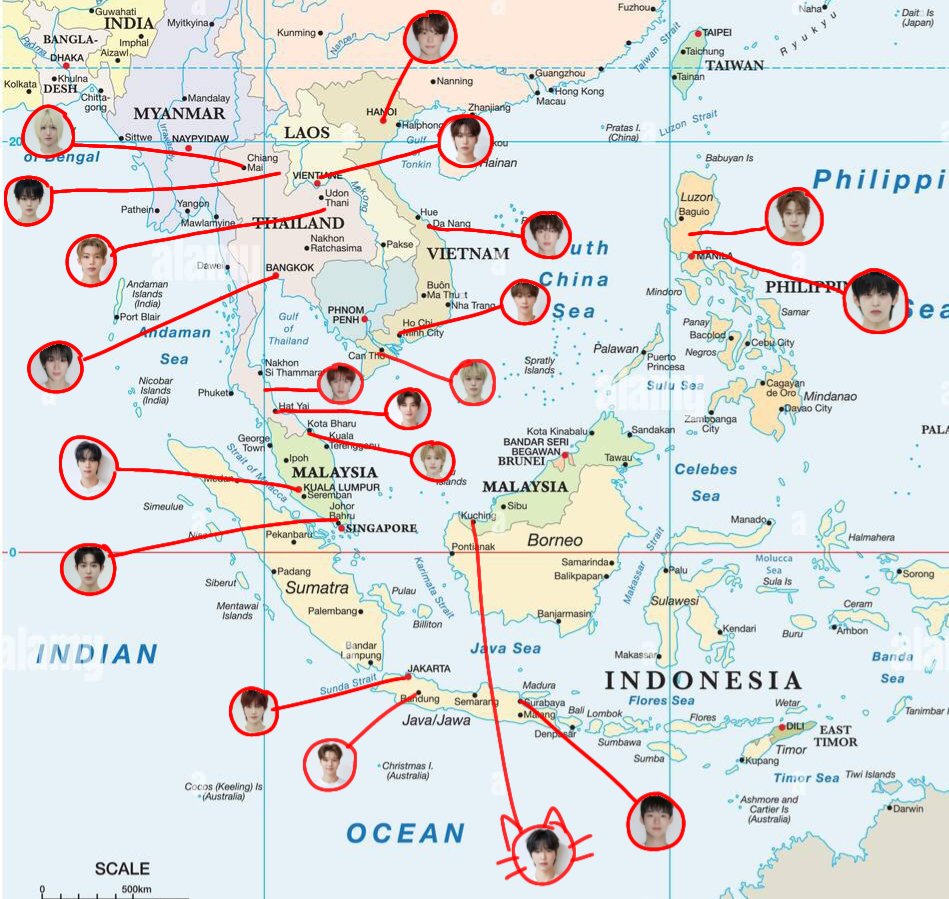 idnkitty's tweet photo. where each idntt member would be from if they were all southeast asians
(input by me, my son due, &amp; idntsea gc)

*if you disagree feel free to beat my oomfs not me
*if none of the member is from ur country also feel free to beat my oomfs https://t.co/pu3Cu5Vfia