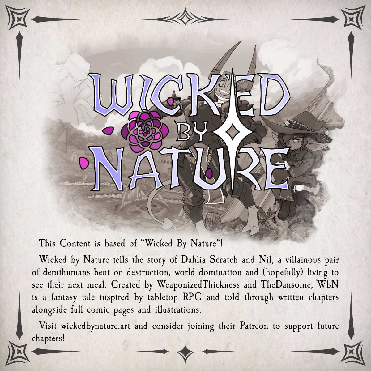 dm_tuz's tweet photo. Wicked by Nature and DM Tuz are teaming up to bring you some cool content!

False Hounds will be a great twist for your next wilderness encounter! Do not trust that familiar voice...or face for that matter.

#dnd5e #dnd #dungeonsanddragons #ttrpg https://t.co/51bneOwnNM