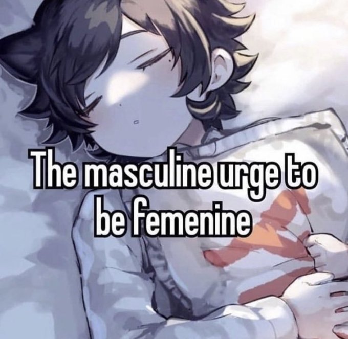 fitness_femboy's tweet photo. Crossdressing as a girl is something only men can do

Be manly! >:3 https://t.co/Wx5l1APGzp