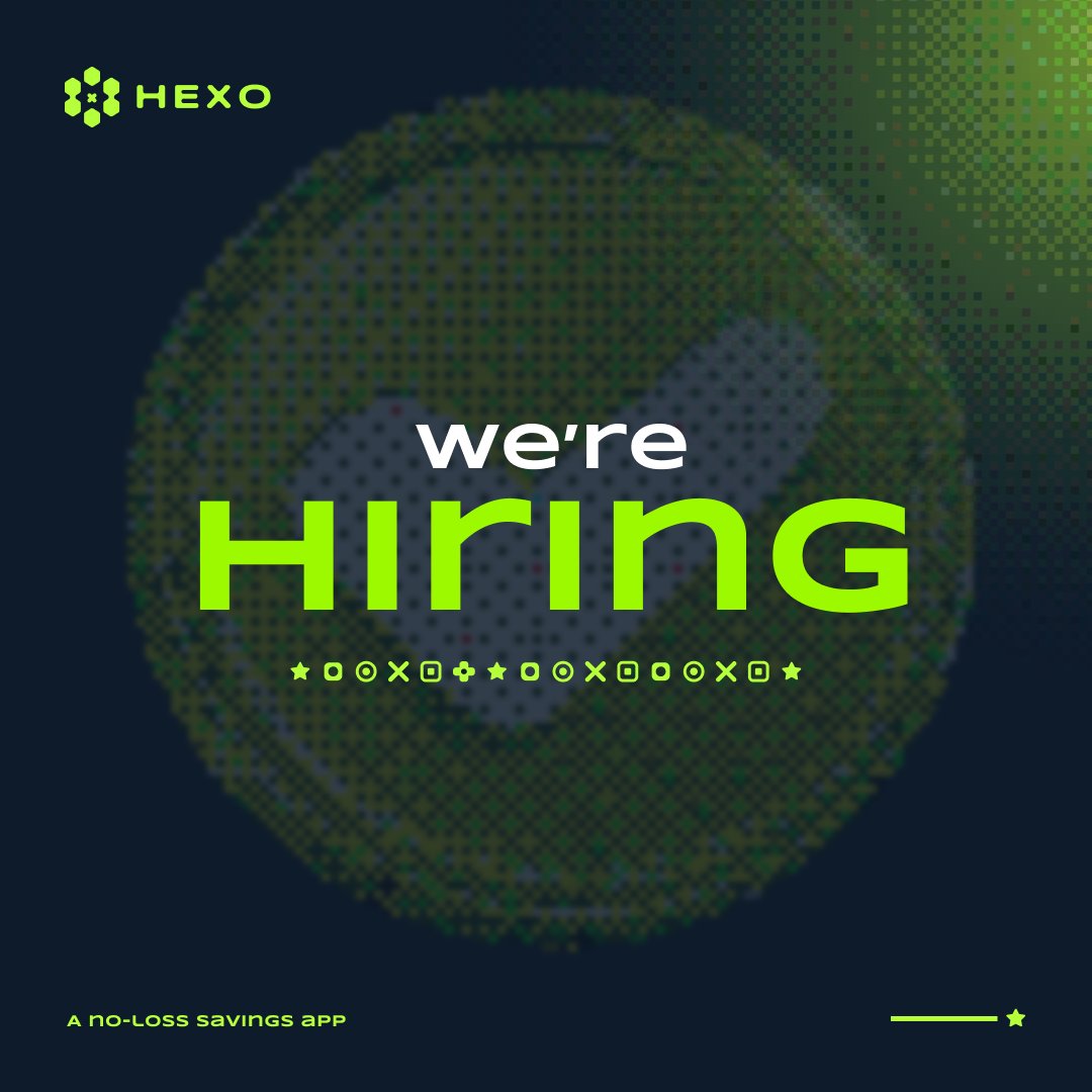Hexofun's tweet photo. We are hiring!

Looking for:
- Product manager
- Moderator/ Community manager
- Partnerships &amp; BD
- Reply Guy

who have strong networks in the space.

tag someone who fits or DM us with a short intro 🫡 https://t.co/EWQo608bYL