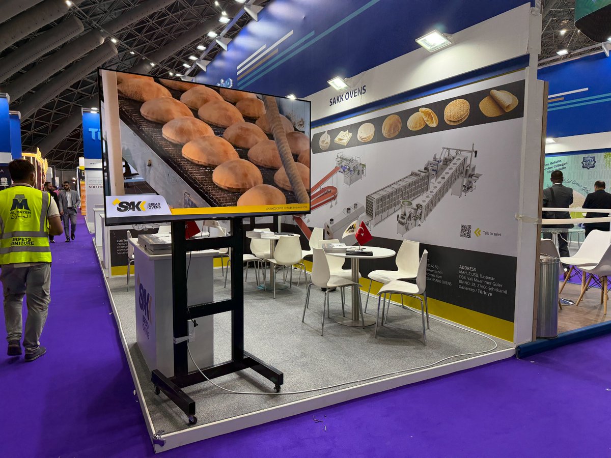 SakkOvens's tweet photo. #SaudiFoodManufacturing
من فعاليات اليوم الأول لمعرض Saudifood Manufacturing 2026
في المملكة العربية السعودية - مدينة جدة #KSA #Jeddah
من 27/09/2026 إلى 29/09/2026
إسم القاعة Jeddah Superdome
رقم الستاند /19-F9/
نتطلع قُدُماً للقائكم على خير إن شاء الله https://t.co/nkwwpEkLgb