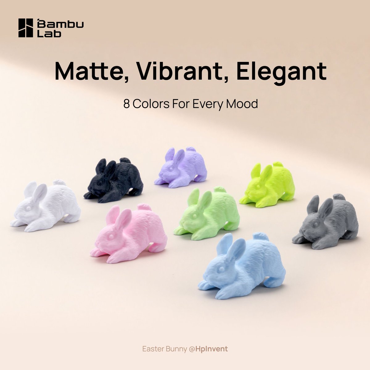 BambulabGlobal's tweet photo. The PETG family just got a new member. 💚

Meet PETG Matte - Softer look, PETG-tough

8 vibrant colors. Pick yours
https://t.co/FaPxjHPycL https://t.co/4bgBHQZiR2