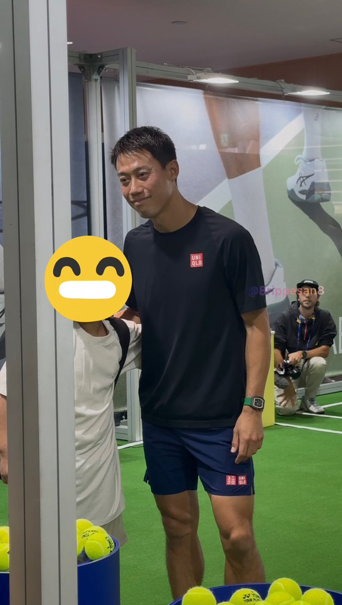 8rippesan8's tweet photo. 圭くん激近だしかわいいし最高だった🫶
#錦織圭 
#asics https://t.co/fhh76hhPVQ