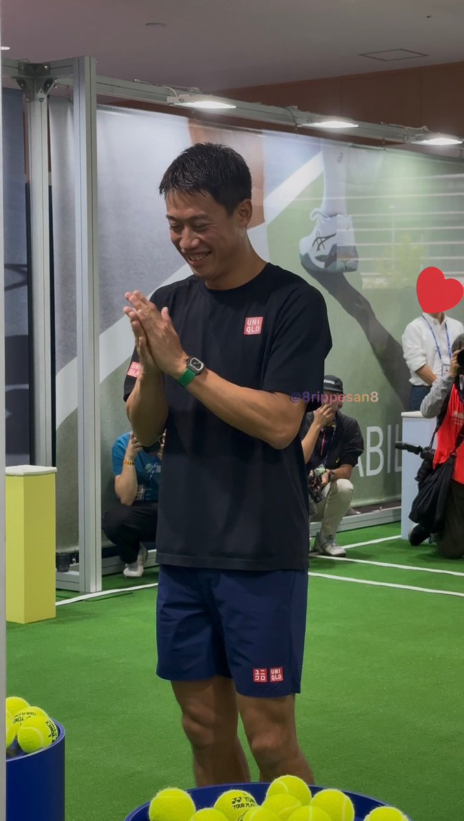 8rippesan8's tweet photo. 圭くん激近だしかわいいし最高だった🫶
#錦織圭 
#asics https://t.co/fhh76hhPVQ