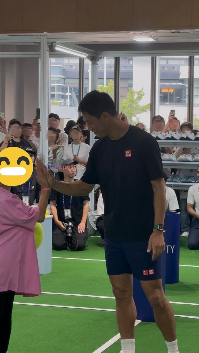 8rippesan8's tweet photo. 圭くん激近だしかわいいし最高だった🫶
#錦織圭 
#asics https://t.co/fhh76hhPVQ