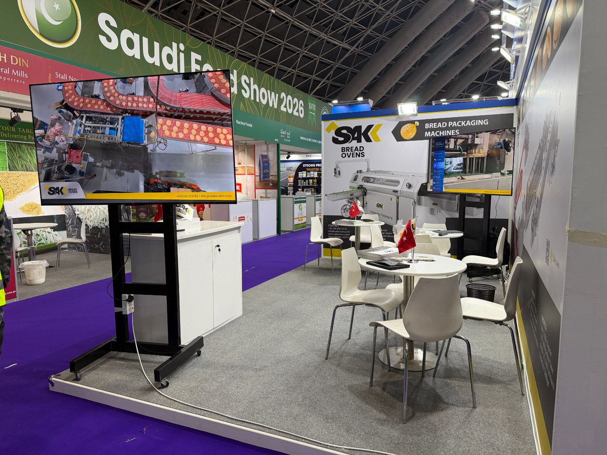 SakkOvens's tweet photo. #SaudiFoodManufacturing
من فعاليات اليوم الأول لمعرض Saudifood Manufacturing 2026
في المملكة العربية السعودية - مدينة جدة #KSA #Jeddah
من 27/09/2026 إلى 29/09/2026
إسم القاعة Jeddah Superdome
رقم الستاند /19-F9/
نتطلع قُدُماً للقائكم على خير إن شاء الله https://t.co/37HcRUhOoC