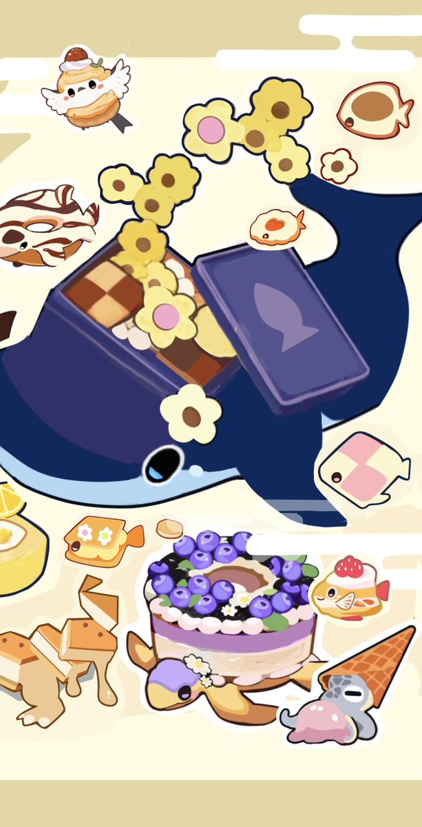 okashitofushigi's tweet photo. お菓子のいきもの集合🐠🦈🐊 https://t.co/ATCLlrq8AD