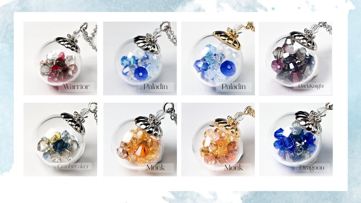 Atelier_Arium's tweet photo. 🎪【頭割り8 お品書き⑥】🎪
ジョブイメージペンダント💎✨

『光彩の器』

――“貴方”が旅の中で見つけた、いくつもの輝き。
その一粒一粒を集め、小さな光の世界へ閉じ込めました。
「ここにあるのは、“貴方”が歩んできた旅路の輝き。」
喜びも、出会いも、思い出も。
そのすべてが色を宿し、“貴方”だけの光となるように――。

💎 『光彩の器』
ジョブイメージ作品一覧
・タンク
https://t.co/eqf7ZJmGJr…

・近接DPS
https://t.co/RN2sRksEKD

・遠隔DPS
https://t.co/z9J9mdmTKT

・キャスターDPS
https://t.co/om67jL4wma

・ヒーラー
https://t.co/MorkBJuZRy

#頭割り8
#頭割り8作品URL
#AtelierArium_お品書き
