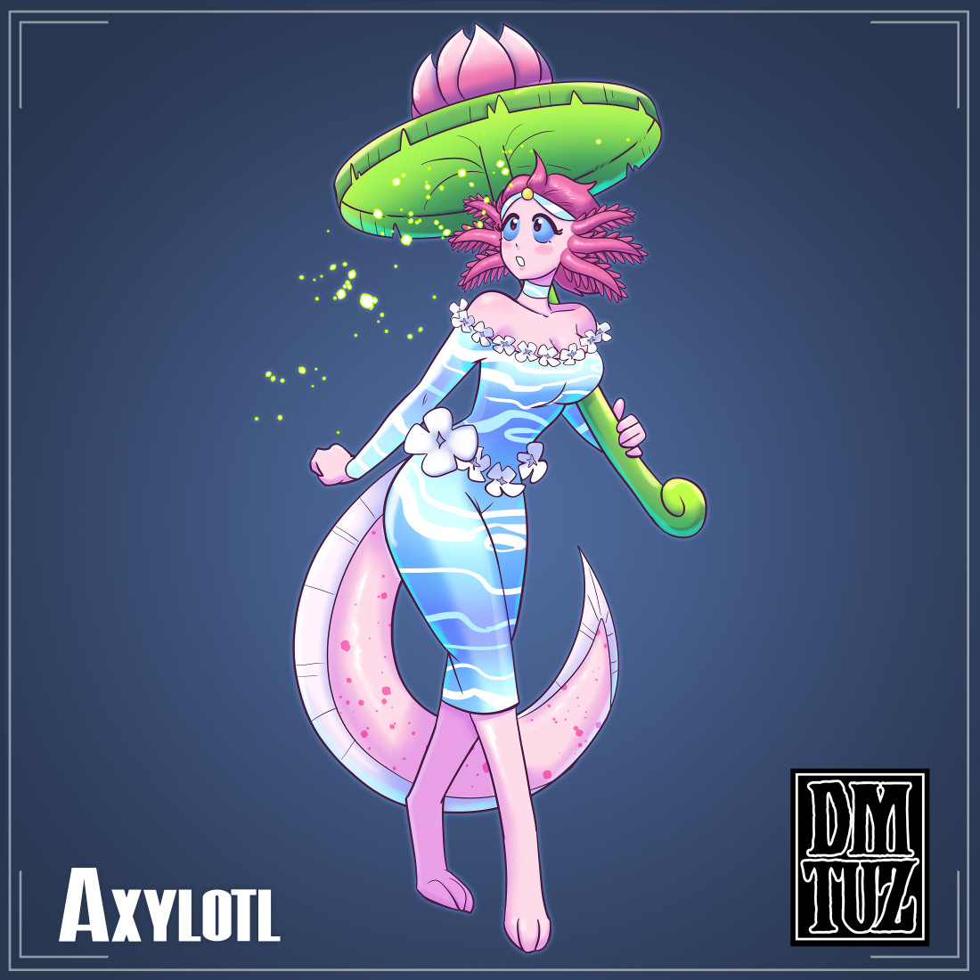 dm_tuz's tweet photo. Axylotls are the heart of the marshlands, their gentle presence a sign of harmony. They heal not just wounds but souls, embodying the endless cycle of renewal that thrives in their untouched homes.

#monstergirl #monstergirls #monstergirlencyclopedia https://t.co/6NflS7pkLq