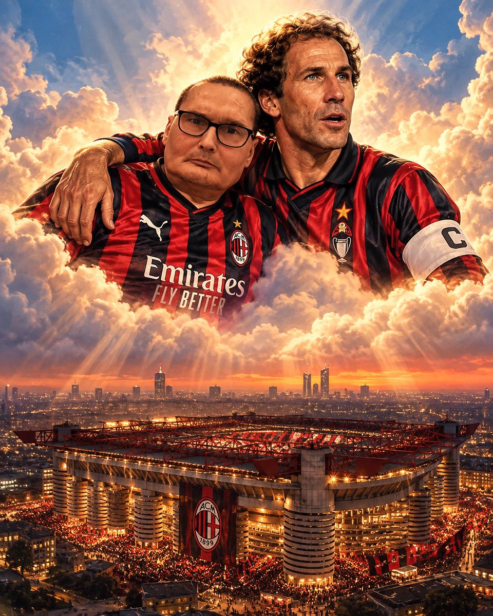 magical__milan's tweet photo. Volevamo dedicare un pensiero a Stefano, grande tifoso rossonero che per anni ha riportato sui social la sua battaglia.

Oggi purtroppo è andato via, vogliamo immaginarlo così.
Non abbiamo dubbi che anche da lassù tiferai a gran voce il nostro Milan. Ciao Stefano ❤️ https://t.co/a08c1iAGum