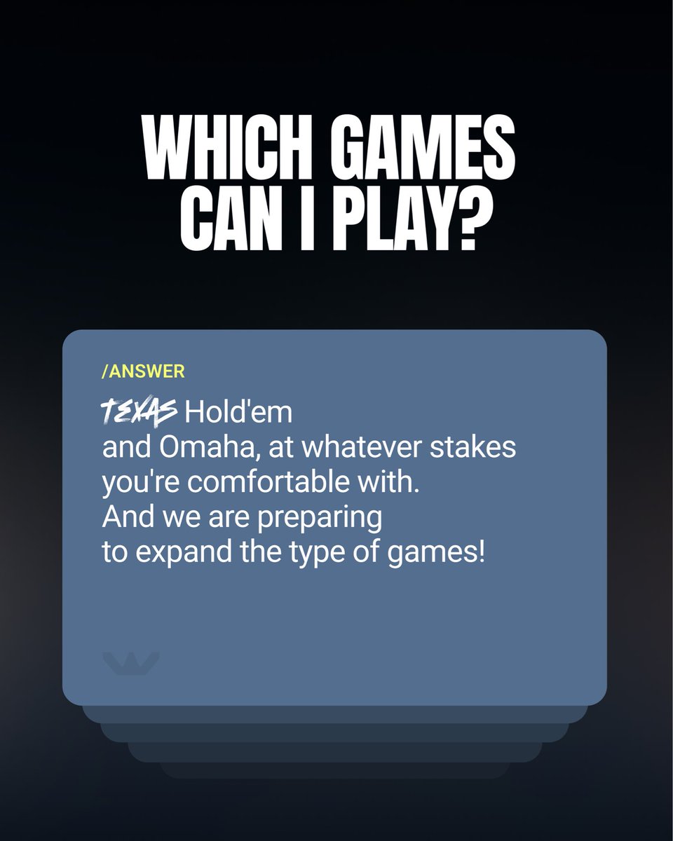 OwnPoker's tweet photo. These are some of the most popular questions among players 📱 If you have any questions, write them as a comment under this post 👇🏼 https://t.co/SdqsDuMWKy