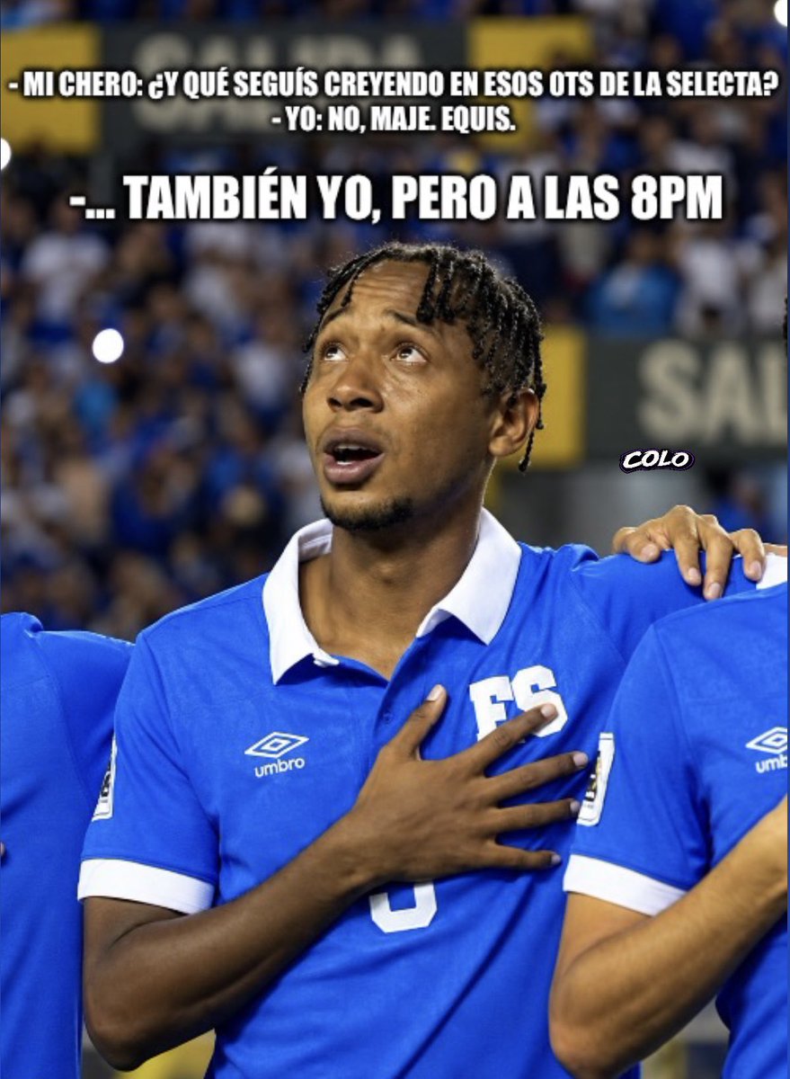 ColoVlogPodcast's tweet photo. No lo puedo controlar, cerotes. Es más fuerte que yo 😭.  ¡Vamos #Selecta! 

💙🤍💙🇸🇻 https://t.co/FWPZcyGfoV