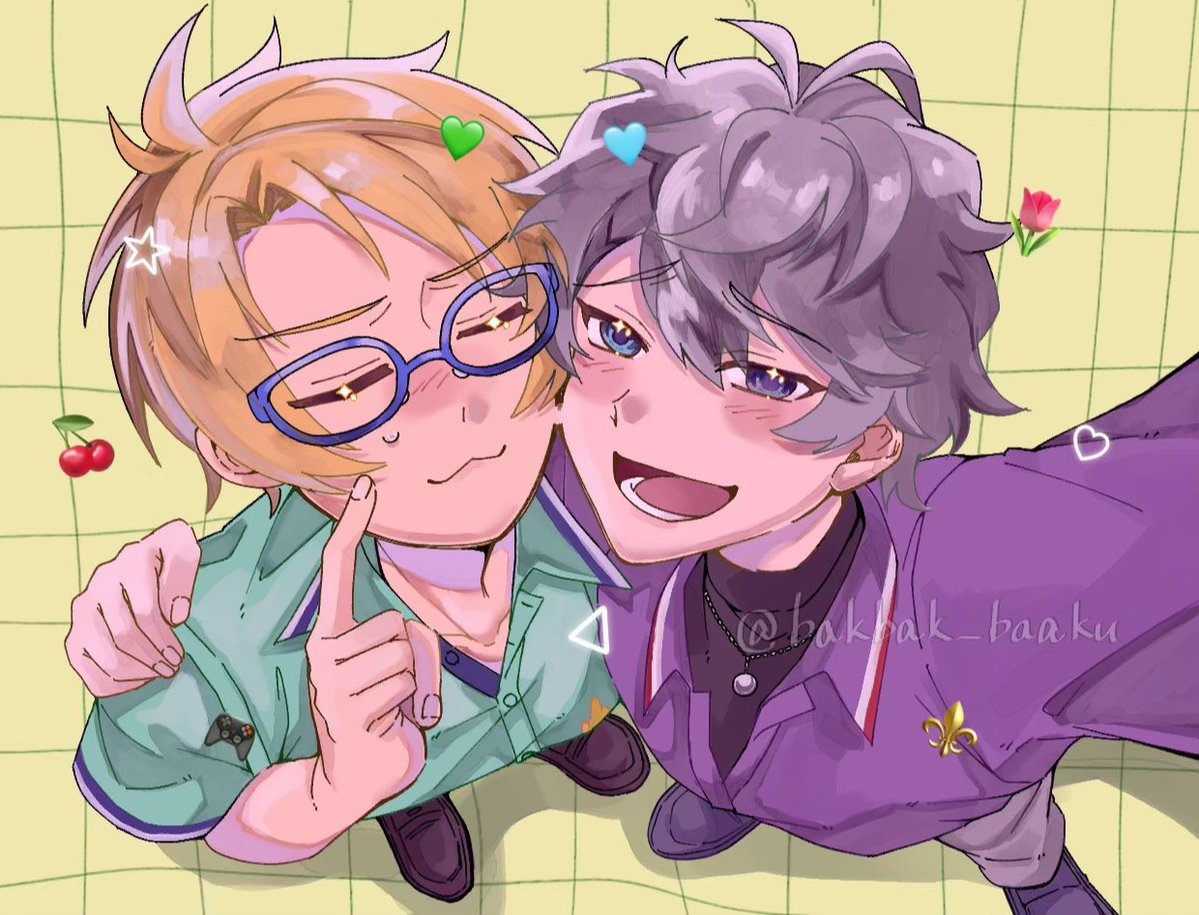 baktaro_art's tweet photo. いずまこ〜🩵💚(真ん中バースデーの時の絵) https://t.co/LBBbtRML2s