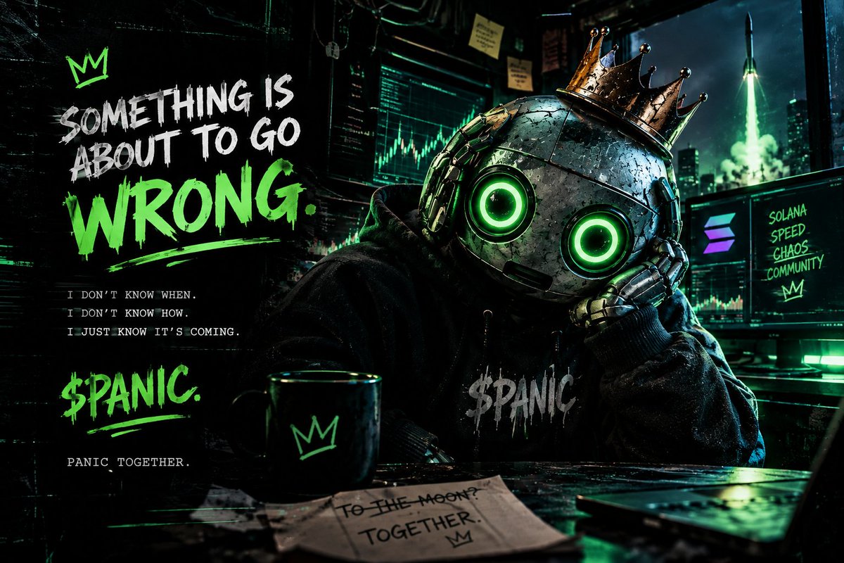 PANICTOGETHER's tweet photo. Something is about to go wrong.

I don't know when.

I don't know how.

I just know it's coming.

$PANIC

PANIC TOGETHER. https://t.co/jz3816qLJA