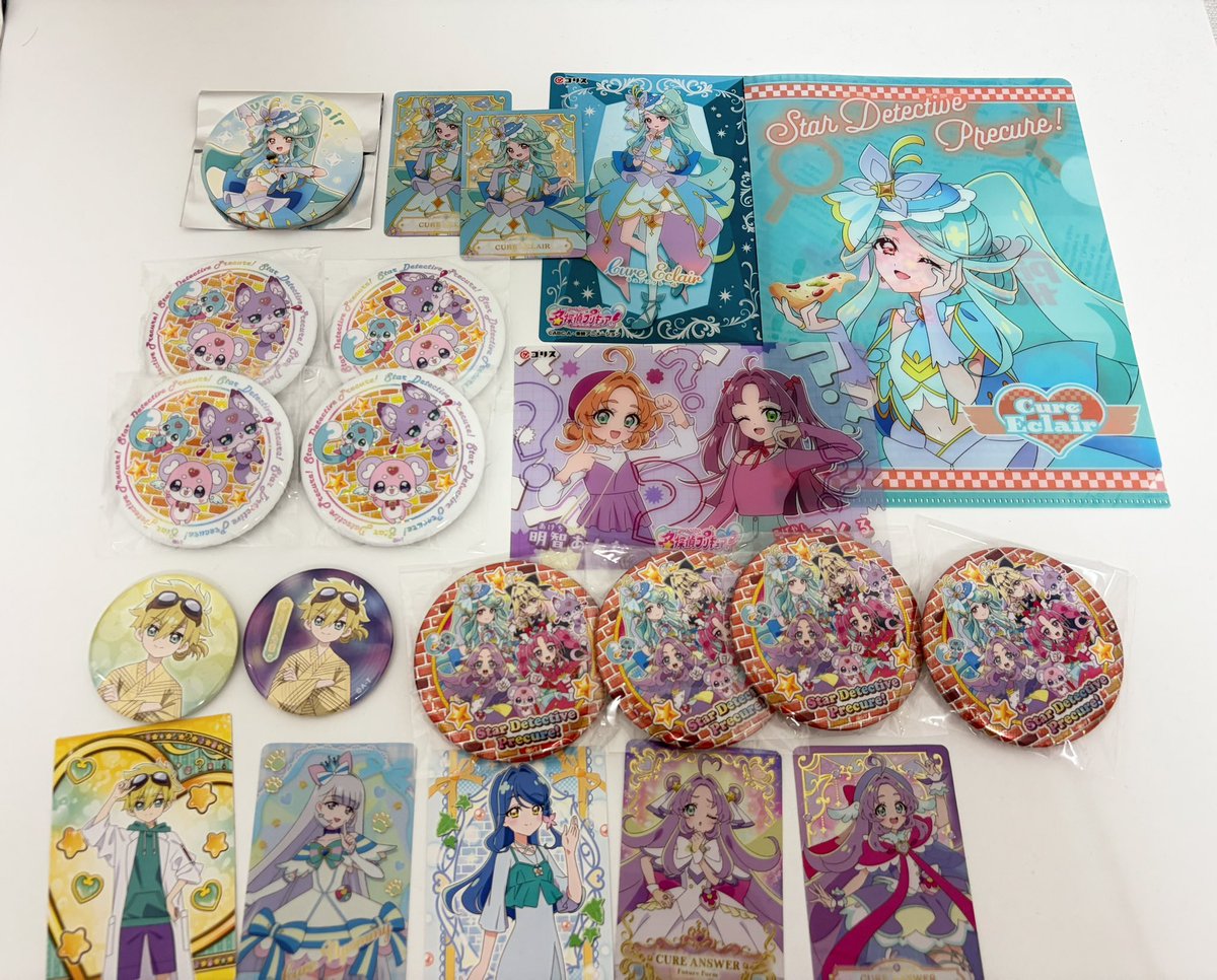 mskerx_x's tweet photo. 【プリキュアグッズ交換】(※)上げ直し

名探偵プリキュア
たんプリ 
キラキラカードグミ 
ピザハット クリアファイル
缶バッジもろもろ…

譲)画像のもの

求）アルカナ アルカナ・シャドウ 森亜るるか 

異種でも可 
誰かお願いいたします🙇‍♂️🙇‍♂️🙇‍♂️

#プリキュアグッズ交換 https://t.co/gZ1kYUqKOL