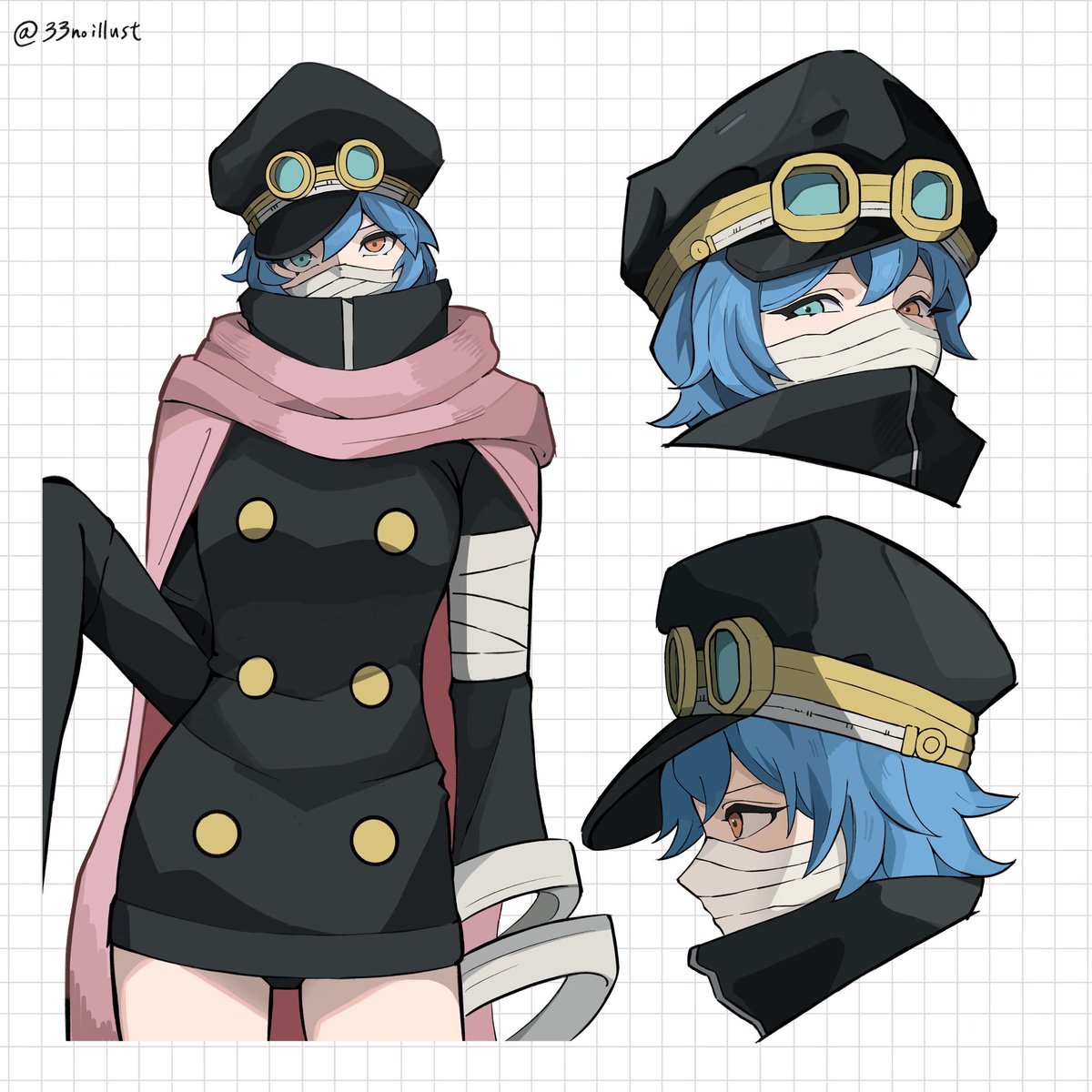 33noillust's tweet photo. FA https://t.co/7FBQaV6GdW