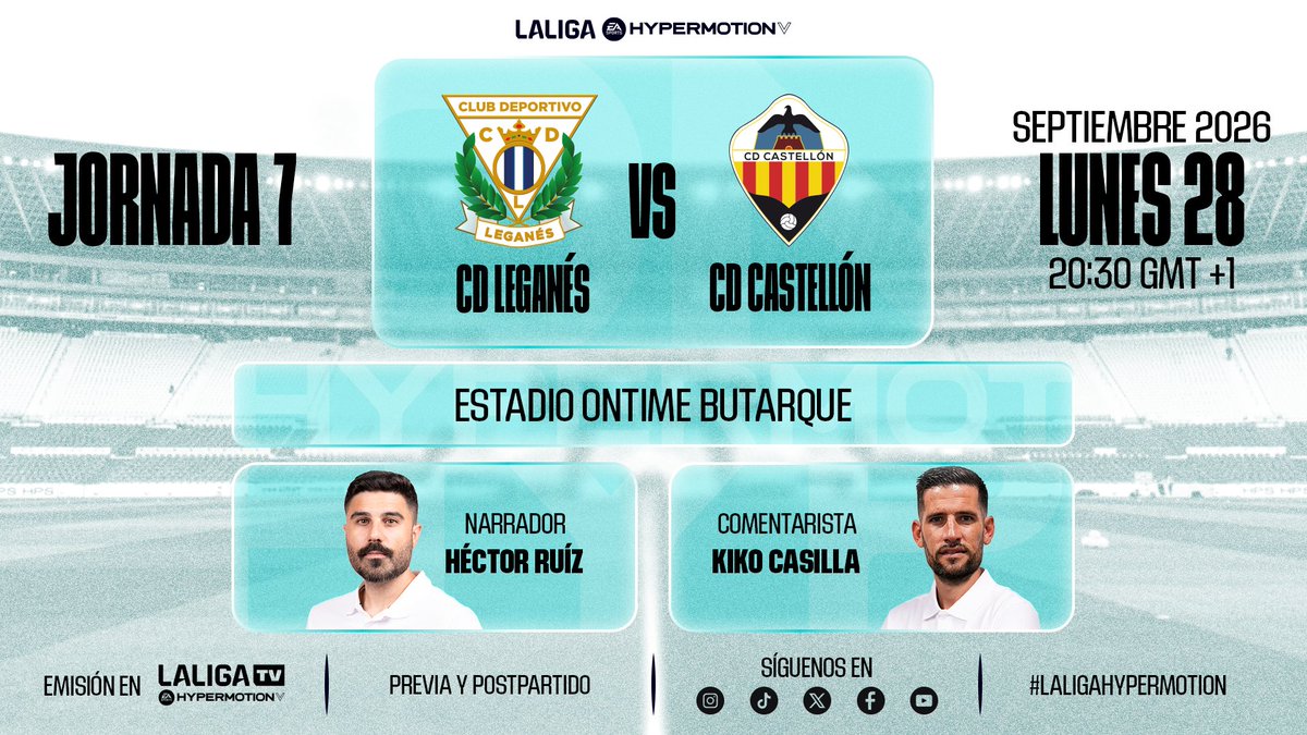 HectorRuizPardo's tweet photo. Para cerrar la del 7. 20:30h. @CDLeganes - @CDCastellon ⚽️🔥 #LALIGAInside https://t.co/7uEyw5Zz4I