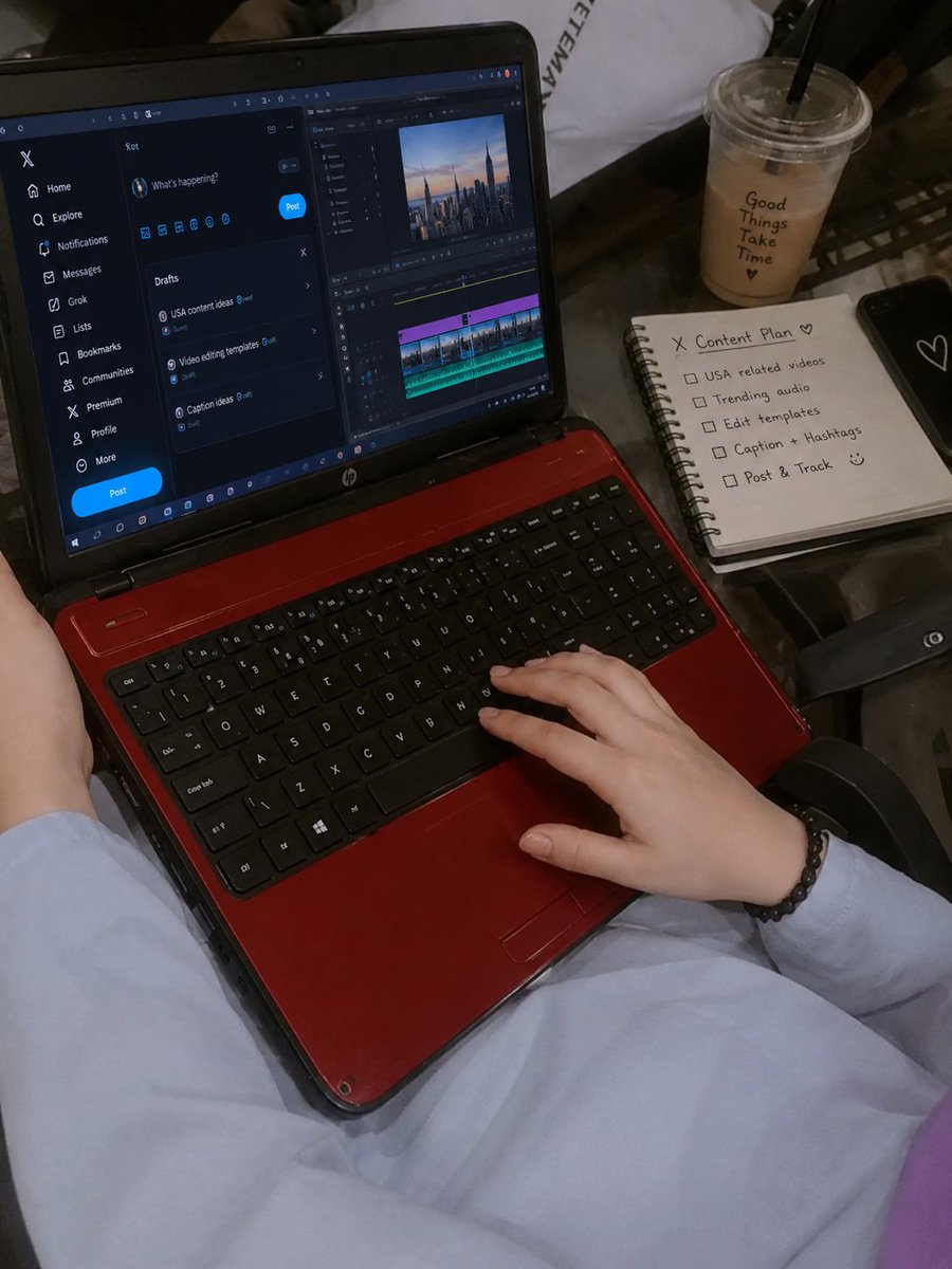 Asher_Herrera3's tweet photo. Just working on my content and enjoying the process. 💻✨ https://t.co/C647Pjdn7Y