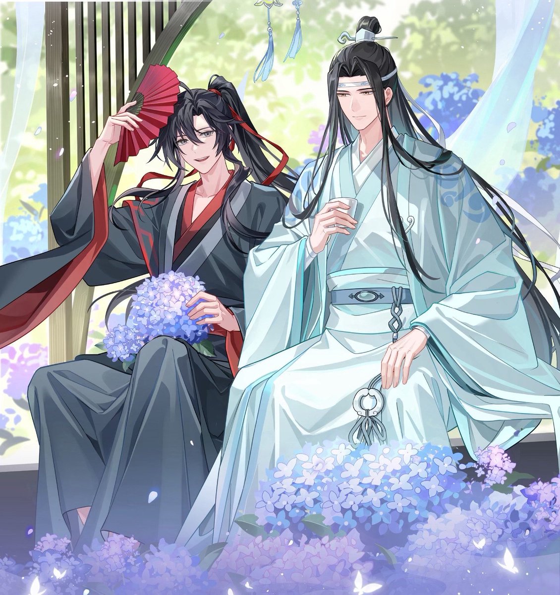 azhanxian's tweet photo. ele escondendo a barriga com o buquê wei wuxian pode parar de tentar esconder todos sabemos que o próximo anúncio é da gravidez https://t.co/5vL30hnjf7