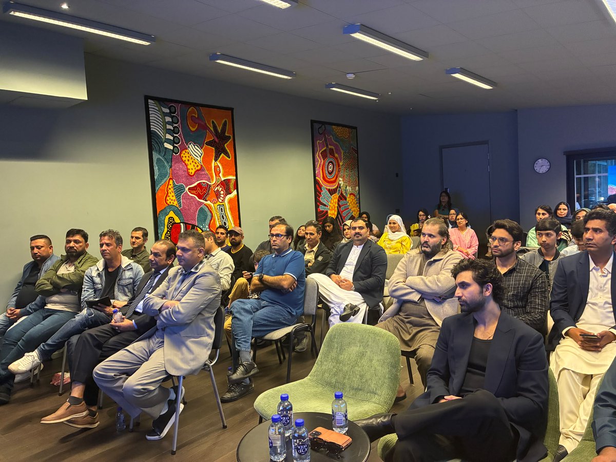 SKMCH's tweet photo. Glimpses from the Networking Event in UMEA, SWEDEN, in support of #ShaukatKhanumKarachi

Guest star: Ahad Raza Mir

Donate now and help us take Shaukat Khanum Hospital, Karachi, to the finish line 👉 https://t.co/CXwxpzYdqI

#SKMCHUmeaEvent #SKMCH #Sweden https://t.co/H285Ftoc42