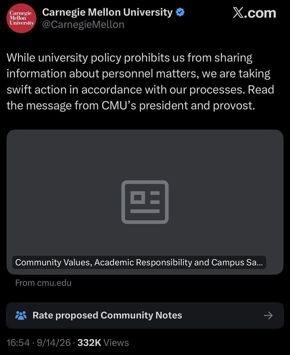 Brash_1's tweet photo. 17 days ago, @CarnegieMellon assured us it was “closely reviewing” its employee’s racist remarks. 

14 days ago, CMU promised us “swift action.” 

Yet, today begins week 3 and Uju Anya’s bio page still appears on CMU’s website. https://t.co/NxHcVrDygE