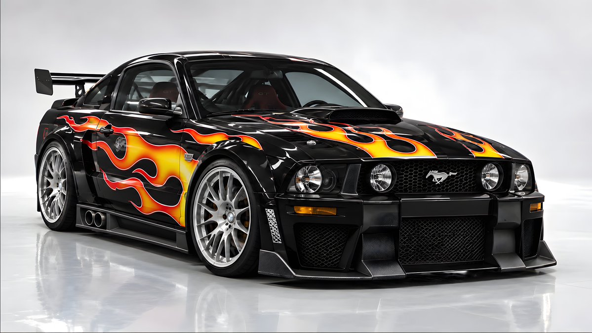 WaifuClaude's tweet photo. Ford Mustang Black Flame Livery 🔥

Available on DeviantArt:
https://t.co/l7xpL18dU9

#FordMustang #Mustang #MuscleCar #AmericanMuscle #CustomLivery #FlameLivery #CarArt #AutomotiveArt #CarDesign #ModifiedCar #Tuning #4KArt https://t.co/1wH8RMfgbs