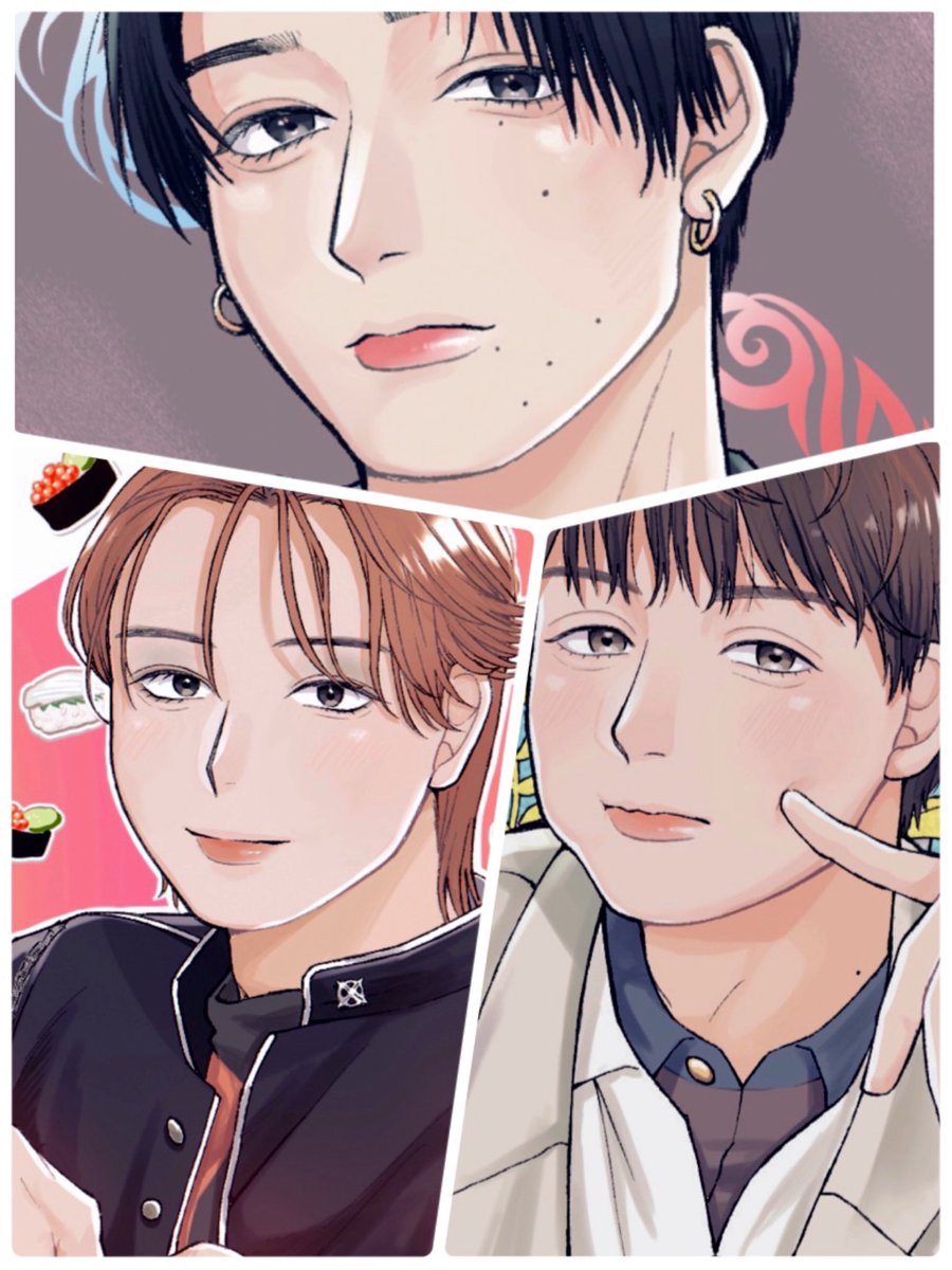 kana_pepe_8's tweet photo. EBiDAN強化月間！いっぱい描いた〜☺️
#今月描いた絵を晒そう https://t.co/20KMMqXAHJ