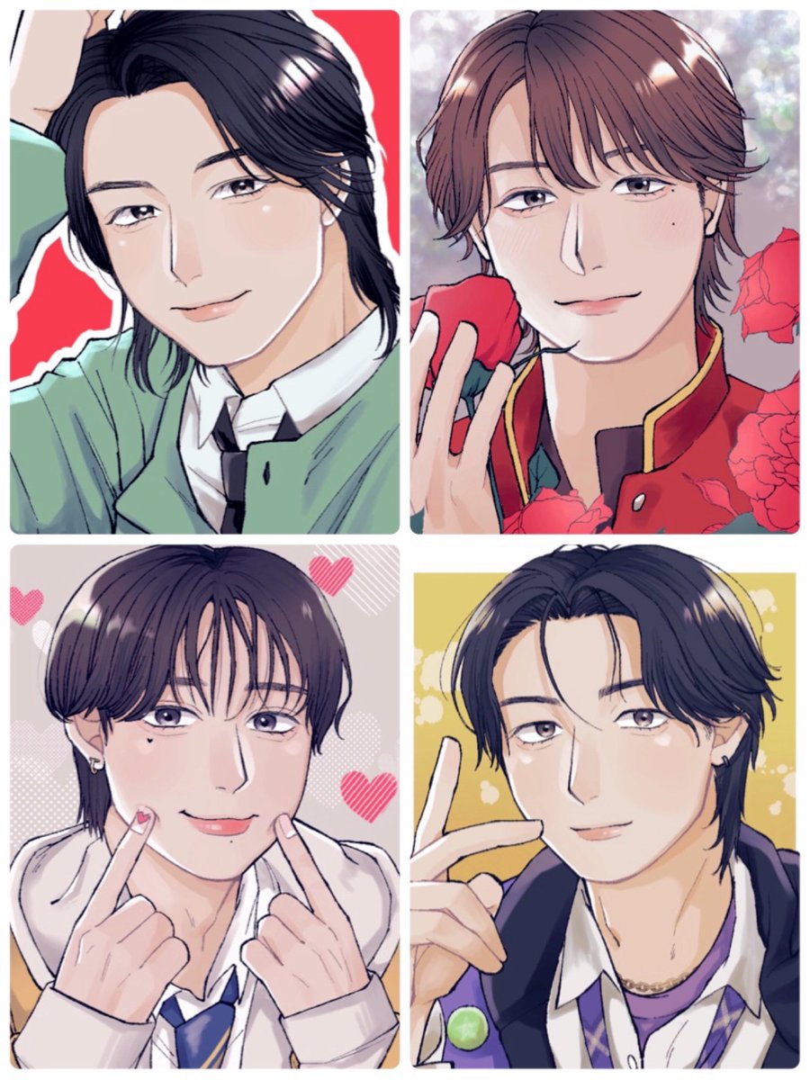 kana_pepe_8's tweet photo. EBiDAN強化月間！いっぱい描いた〜☺️
#今月描いた絵を晒そう https://t.co/20KMMqXAHJ