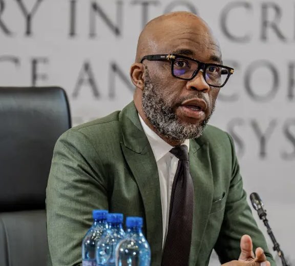 mbalis_bakery's tweet photo. Wait a minute guys, when Mr Sibanyoni went to hiding because someone was trying to send him to his ancestors. He was hiding from Cat Matlala? 
#MadlangaCommission https://t.co/bHFS5QHfHR
