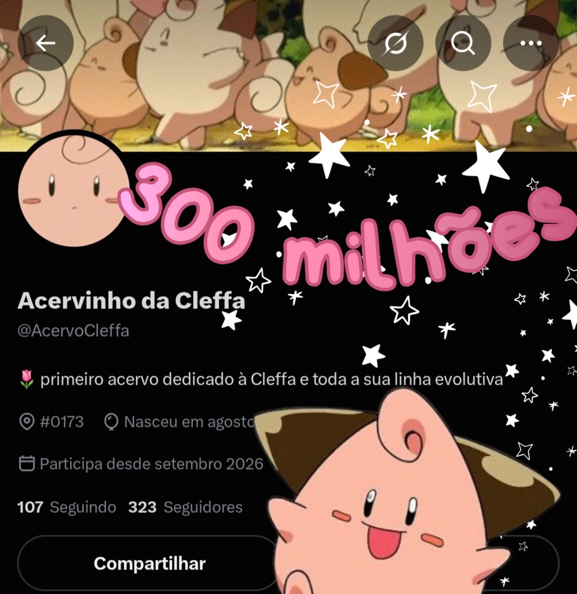 AcervoCleffa's tweet photo. BOM DIA GALERA!!
PRIMEIRAMENTE MUITO OBRIGADO A TODOS POR CHEGARMOS AOS 300 MILHÕES!!! 💫💫💫 https://t.co/khCVrOMfPx