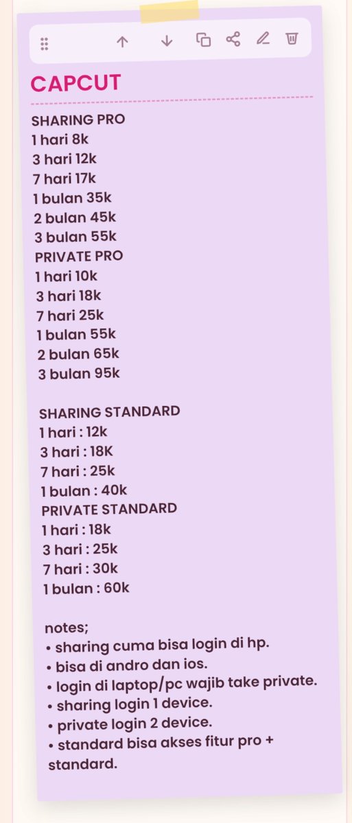 nanvgka's tweet photo. @northiece ready alldur standard dan pro! (standard bisa akses fitur pro + standard) https://t.co/bX5Za4FX0O