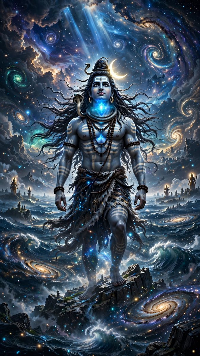 DoliSahadad's tweet photo. 🔵🌌 He Held the Poison So the Universe Could Survive — Neelkanth Mahadev. 🔱🕉️
#Neelkanth #Mahadev #LordShiva #HarHarMahadev #Mahakal #Shiva #SamudraManthan #SanatanDharma #HinduMythology #DivineEnergy #CosmicShiva #AIArt #AIGenerated #IndianMythology #Viral #Trending #X https://t.co/NAEHLQrG4S