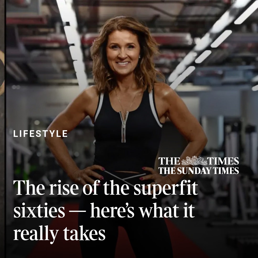 thetimes's tweet photo. The wellness expert Liz Earle is ‘fitter than ever’ at 63, and she’s not alone. Alison Cork, also 63, on what’s involved, and why it’s worth it