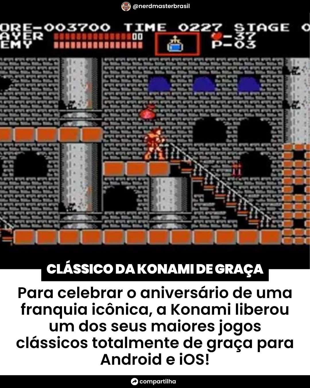 A Konami surpreendeu os fãs ao disponibilizar temporariamente um de seus jogos mais clássicos e icônicos de graça para dispositivos Android e iOS. A iniciativa faz parte das comemorações de aniversário da franquia, oferecendo uma excelente oportunidade para revisitar essa obra-prima diretamente no celular.

#Konami #MobileGaming #Android #iOS #RetroGaming #GamingNews