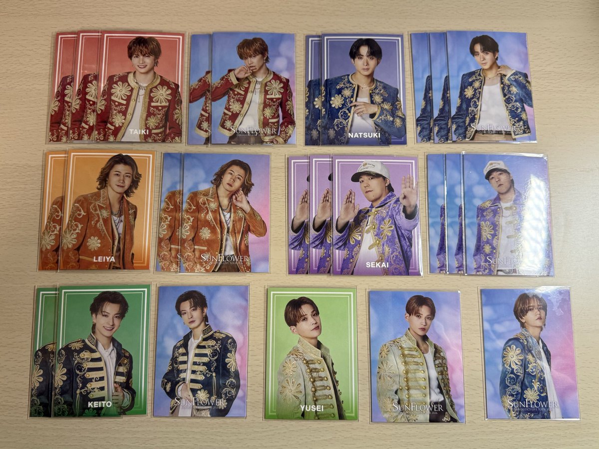 sl2__lov's tweet photo. FANTASTICS LIVE TOUR2026 Sunflower ファンタ サンフラワー フォトカ 交換 買取

譲▶︎画像のもの 
求▶︎堀夏喜 

SF 福井にて手渡し、郵送可能
比率違い🉑
お気軽にDMまたはリプにてお声がけ下さい🙏
画像付きだと助かります🙇‍♀️🙇‍♀️ https://t.co/hkS8c3Kp7Y