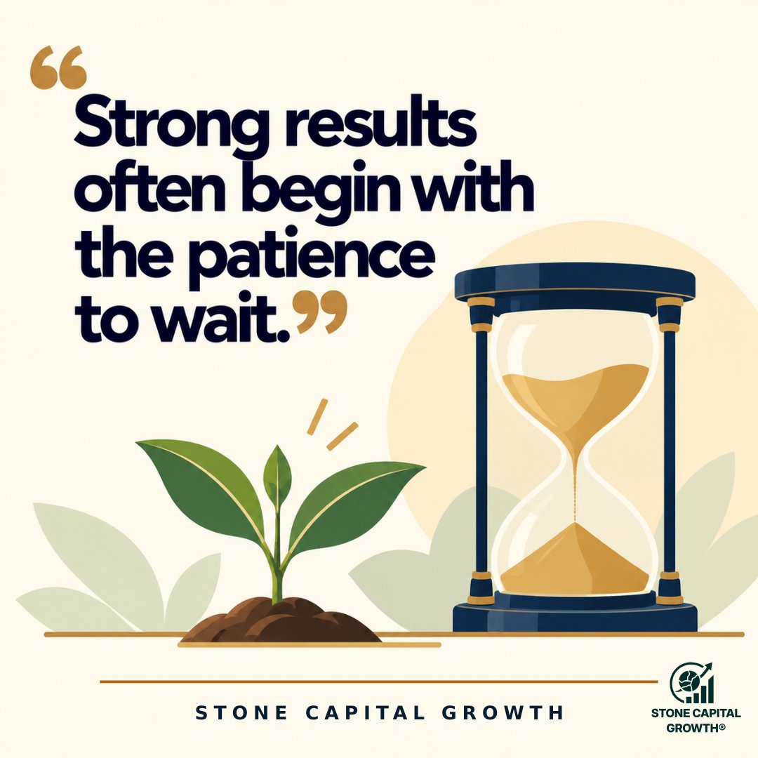 StoneCapitalG's tweet photo. ⏳ “Strong results often begin with the patience to wait.”

#Markets #Investing #StoneCapitalGrowth #Patience #LongTermInvesting #SocialMedia https://t.co/TN5kYxXuhr