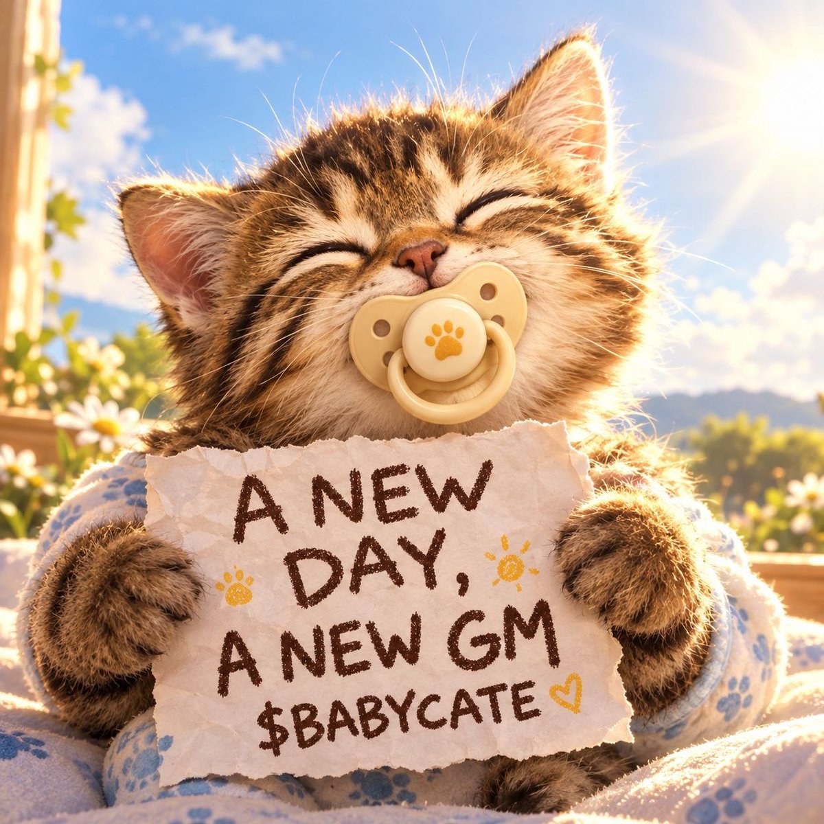 BabyCateStonk's tweet photo. GM! Day #6 - After CTO Today: 
1. Remaining Half of the Original Top 10 Hodlers Still With Us. Waiting on Jeeters to 100% Capitulate.
2. Daily BABYCATE PODCAST on TG w/ OG KOL 30K Followers @rickytheirish.
3. Story & Video Contests are still ongoing.
4. CMC, CoinGecko, https://t.co/zQnts6SlJi Listings is still being planned.
5. Grass Roots Market Making will be deployed Once Jeeters are Fully Out.
6. New Tik Tok account & Shillz app account are still being planned