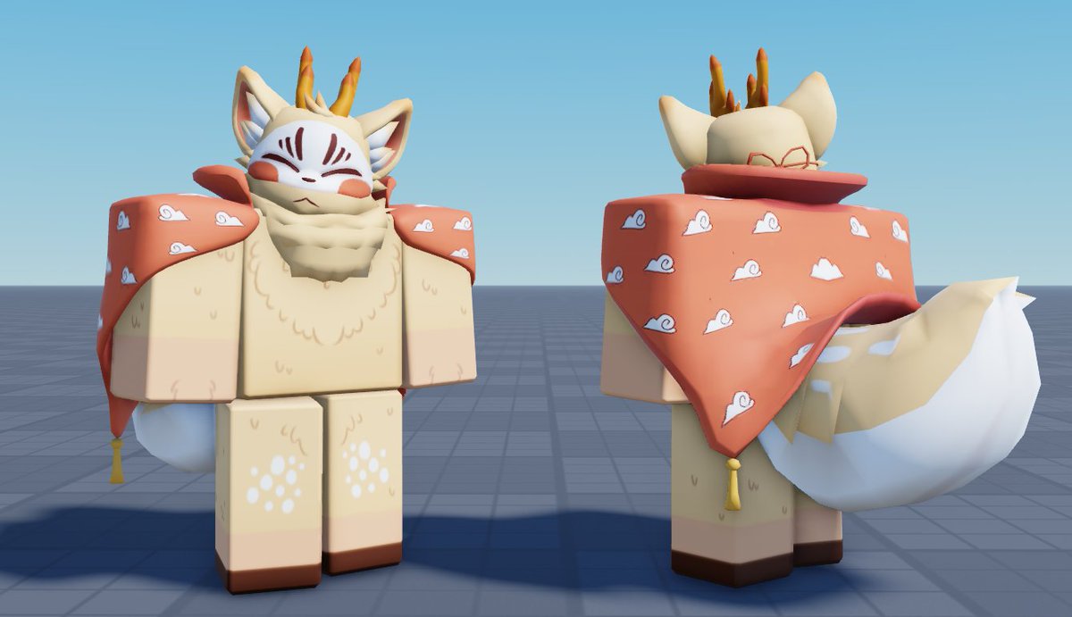 MellowHooves's tweet photo. Fabulous Mythical Deer (Sibuxiang) has finally published and RELEASED for everyone!

#Roblox #Blender #RobloxUGC #FabulousBeast #有兽焉 #YouShouYan https://t.co/GqnrhoGyGr