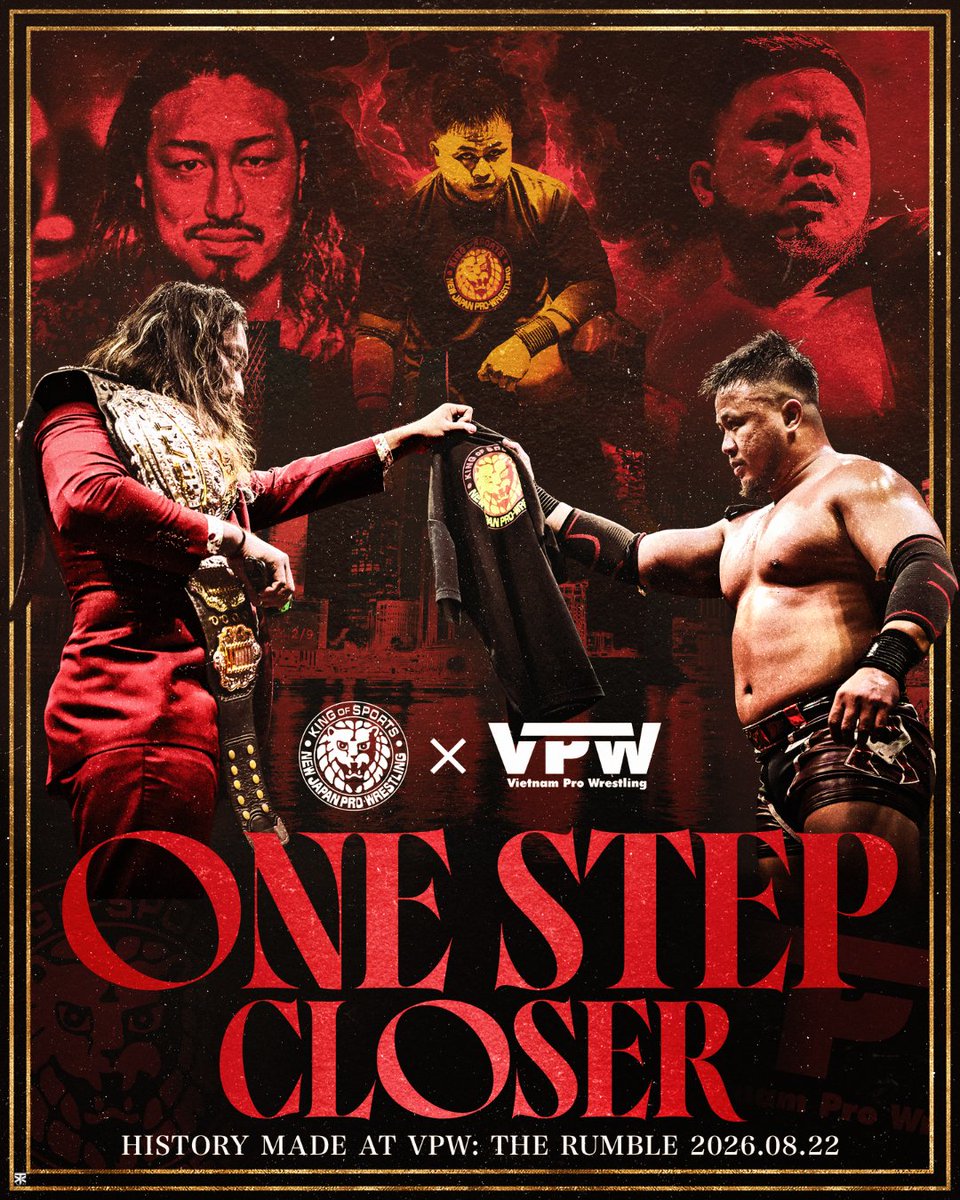 VietnamProWres's tweet photo. 🇻🇳 A dream once deemed impossible.

Ares is the result of a dream that went from impossible, to improbable, to unlikely, to undeniable.

On October 7, he steps into NJPW representing Vietnam and Southeast Asia.

One dream. Countless setbacks. Unstoppable. LFG!

#CantStopWontStop https://t.co/gVryta5WX3