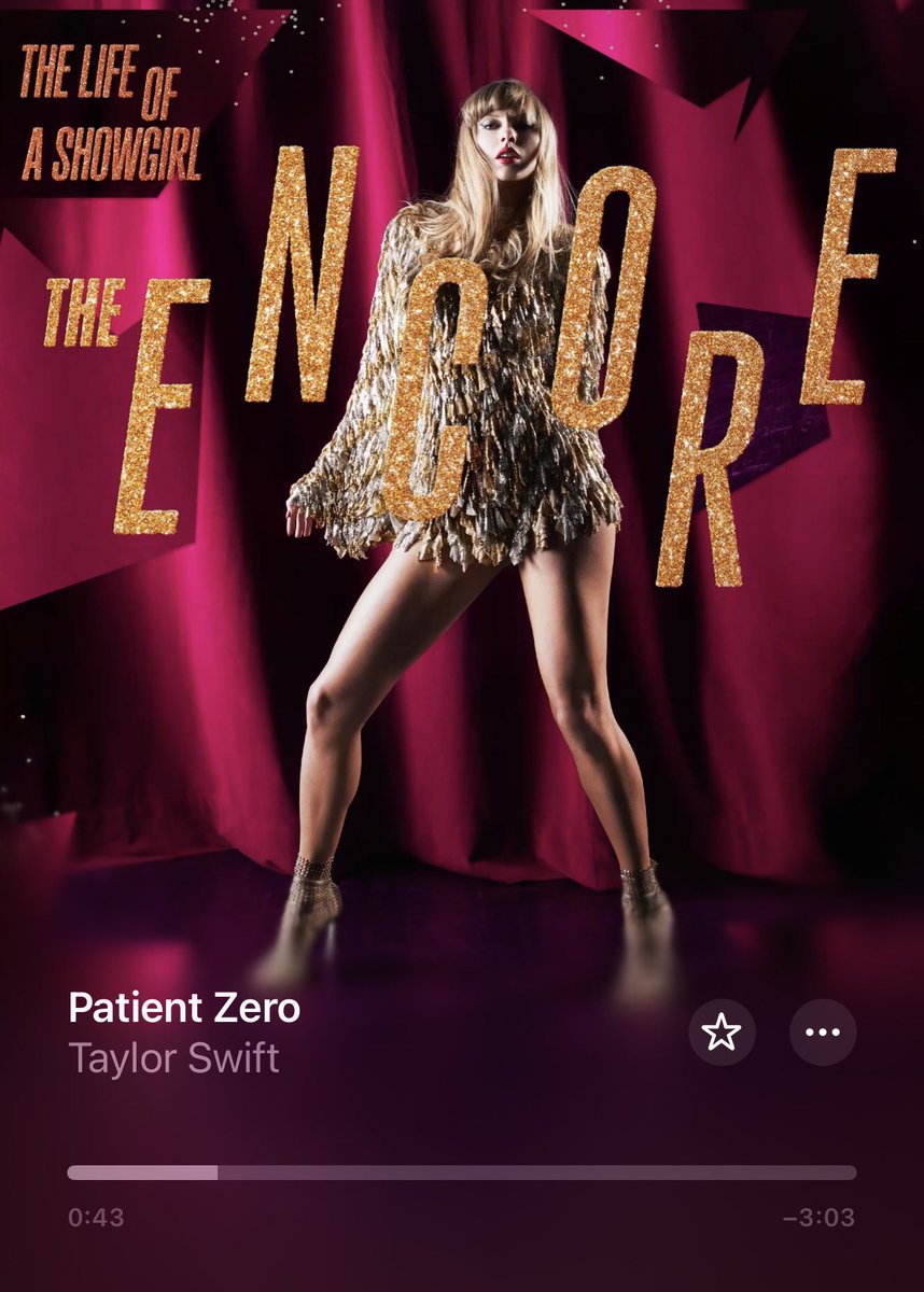 jeromez's tweet photo. I’m patient zero 0️⃣ #NowPlaying #TaylorSwift https://t.co/BpGseb8TyZ